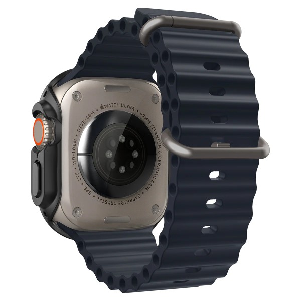 Фото - Чехол-бампер для смарт-часов Spigen for Apple Watch Ultra (49mm) Thin Fit Black (ACS05458)