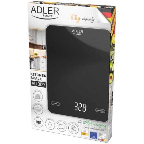 Фото - Весы кухонные Adler AD3177B