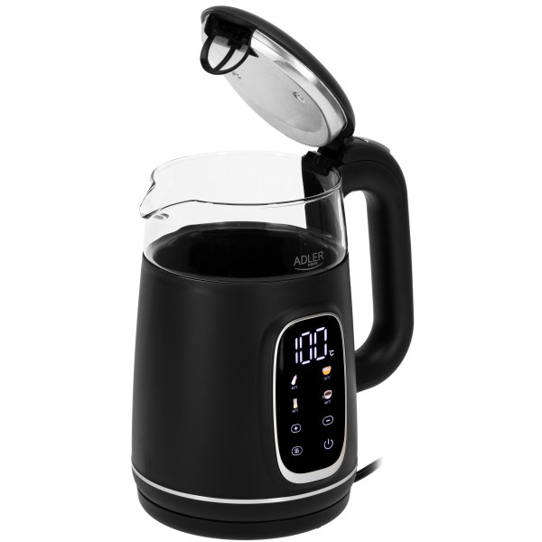 Фото - Электрический чайник Adler AD 1305 Black Silver