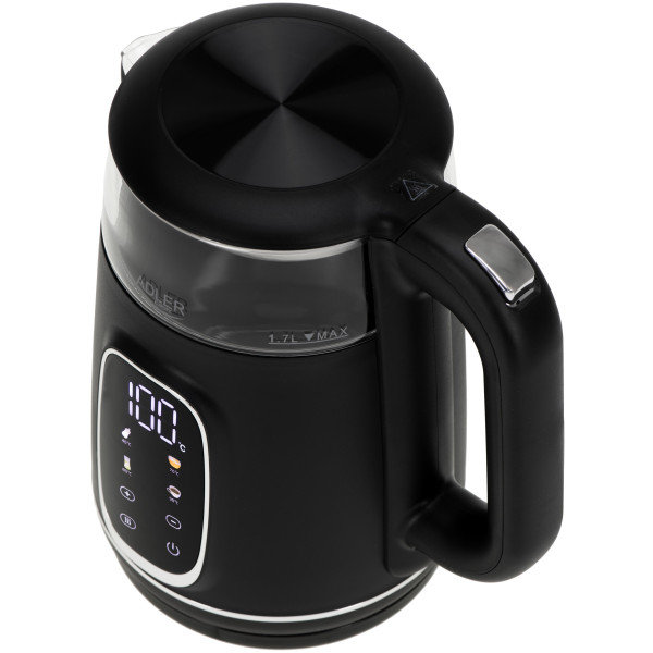 Фото - Электрический чайник Adler AD 1305 Black Silver