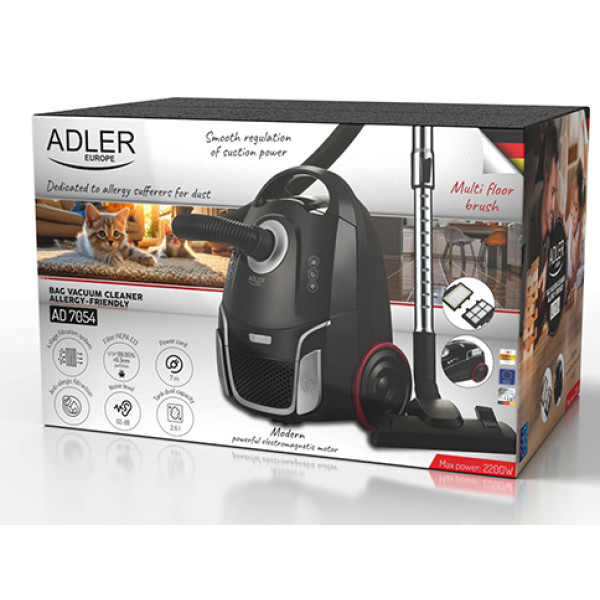Фото - Пылесос для сухой уборки с мешком Adler AD 7054