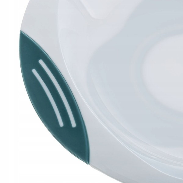 Фото - Тарілка для малюка Akuku White/Turquoise (A0524)