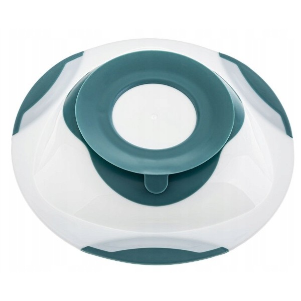 Фото - Тарілка для малюка Akuku White/Turquoise (A0524)