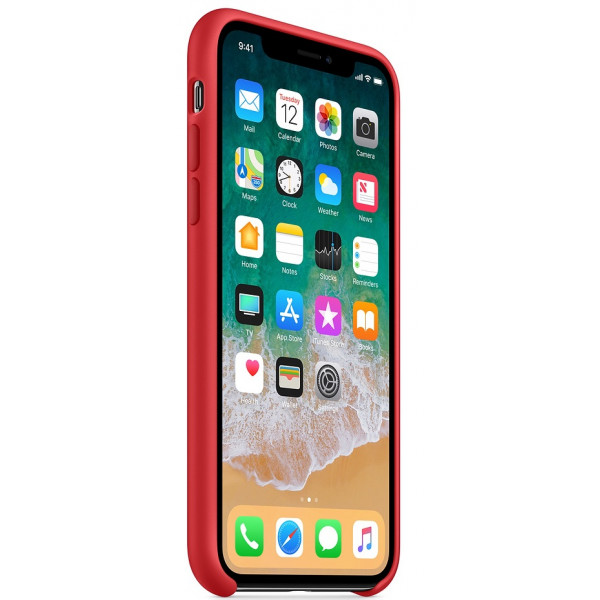 Фото - Чехол для смартфона Apple iPhone X Silicone Case - (PRODUCT)RED (MQT52ZM/A)