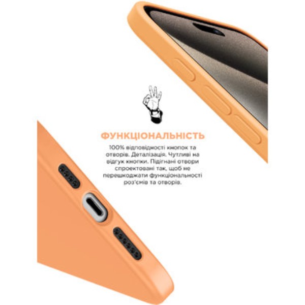 Фото - Чехол для смартфона Armorstandart ICON2 MagSafe for Apple iPhone 15 Pro Orange Sorbet (ARM72756)