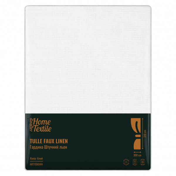 Фото - Гардина Ardesto 300х270 см (ART1080WH)