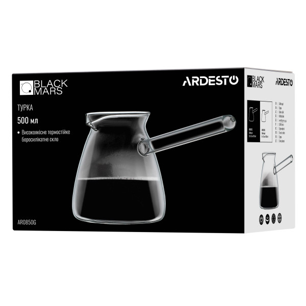 Фото - Турка Ardesto Black Mars 0.5 л (AR0850G)