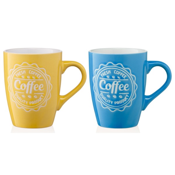 Фото - Чашка ARDESTO Coffee 330 мл Blue (AR3469BL)