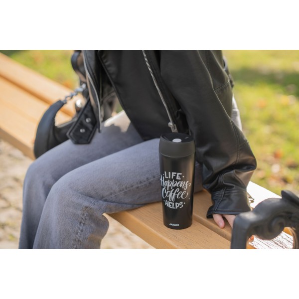 Фото - Термочашка ARDESTO Coffee Time 450 мл Black (AR2645BC)
