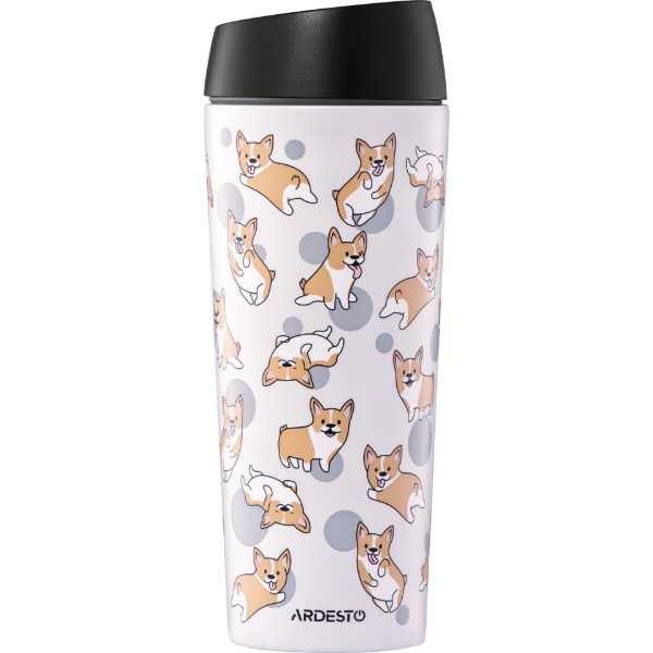 Фото - Термокружка ARDESTO Coffee Time Corgi 450 мл (AR2645CR) Фото - Термокружка ARDESTO Coffee Time Corgi 450 мл (AR2645CR)