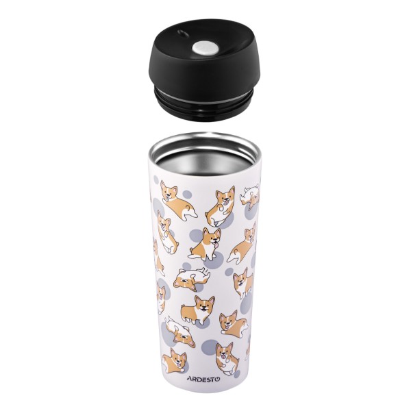 Фото - Термокружка ARDESTO Coffee Time Corgi 450 мл (AR2645CR)