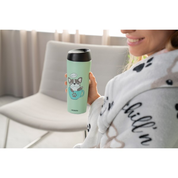 Фото - Термочашка ARDESTO Coffee Time Frenchie 450 мл Green (AR2645DG)