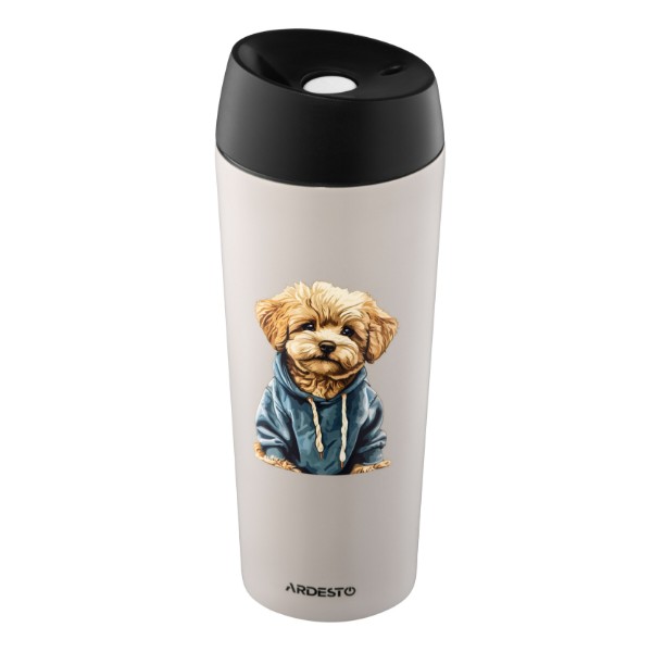 Фото - Термокружка ARDESTO Coffee Time Maltipoo 450 мл (AR2645MP)