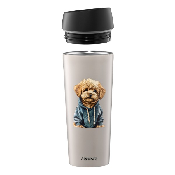 Фото - Термокружка ARDESTO Coffee Time Maltipoo 450 мл (AR2645MP)