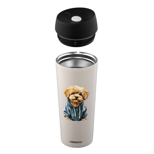 Фото - Термокружка ARDESTO Coffee Time Maltipoo 450 мл (AR2645MP)
