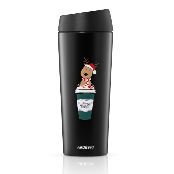 Фото - Термокружка ARDESTO Coffee Time Reindeer 450 мл (AR2645RN)