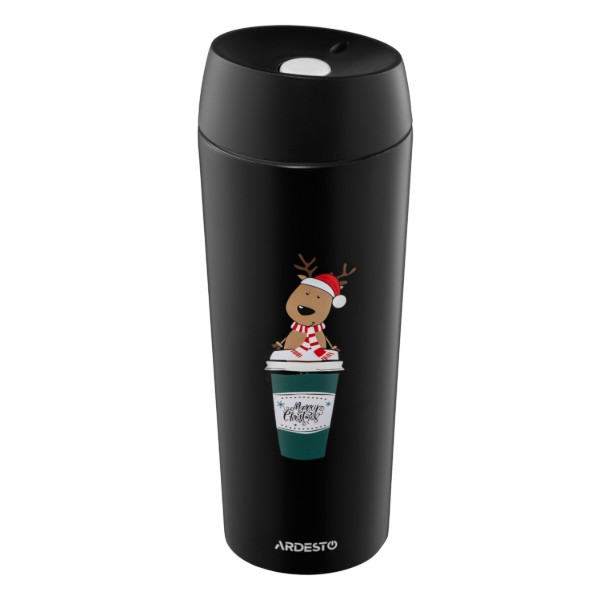 Фото - Термокружка ARDESTO Coffee Time Reindeer 450 мл (AR2645RN)