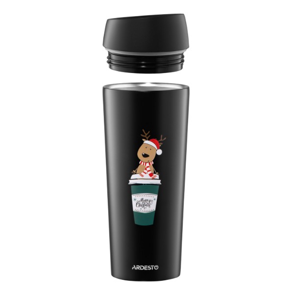 Фото - Термокружка ARDESTO Coffee Time Reindeer 450 мл (AR2645RN)