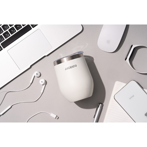 Фото - Термочашка ARDESTO Compact Mug 350 мл White (AR2635MMW)