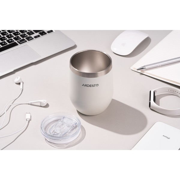 Фото - Термочашка ARDESTO Compact Mug 350 мл White (AR2635MMW)