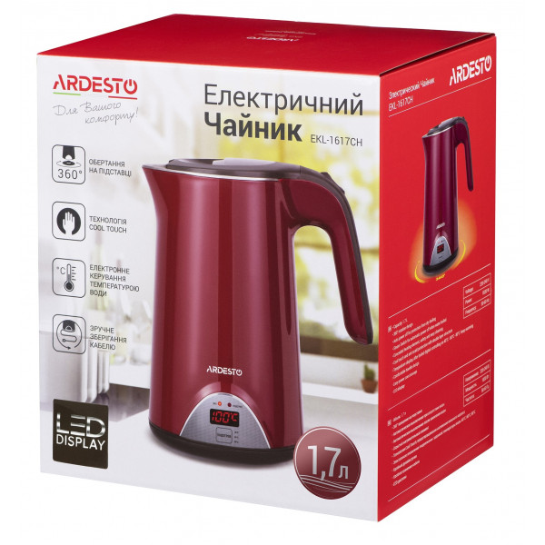 Фото - Электрический чайник ARDESTO EKL-1617CH