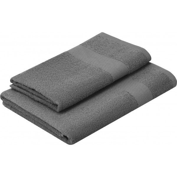 Фото - Набір рушників Ardesto Essence 2 шт. cірий темний (ART2358DG)