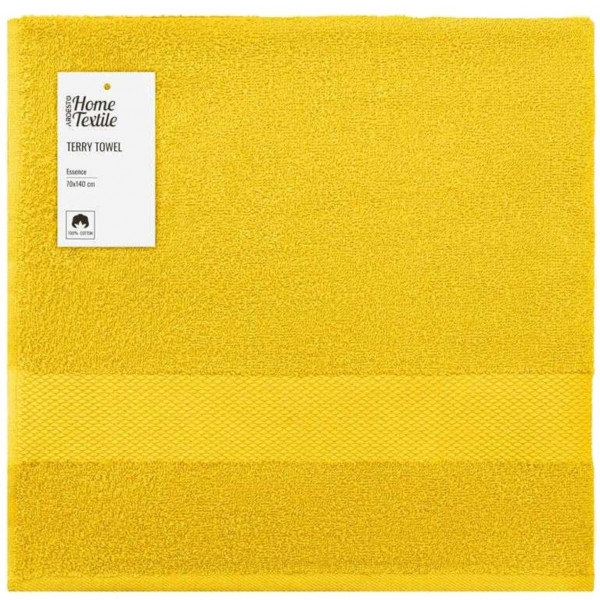 Фото - Рушник банний Ardesto махровий Essence жовтий 70х140 см (ART2270YE)