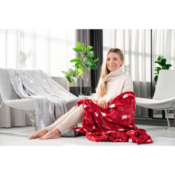 Фото - Плед полуторний Ardesto Flannel, 160х200 см Гноми (ART0111PB)