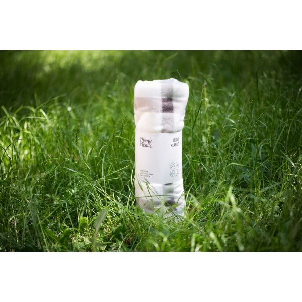 Фото - Плед односпальний Ardesto Fleece 130x160 см клітинка бежевий (ART0711PB)