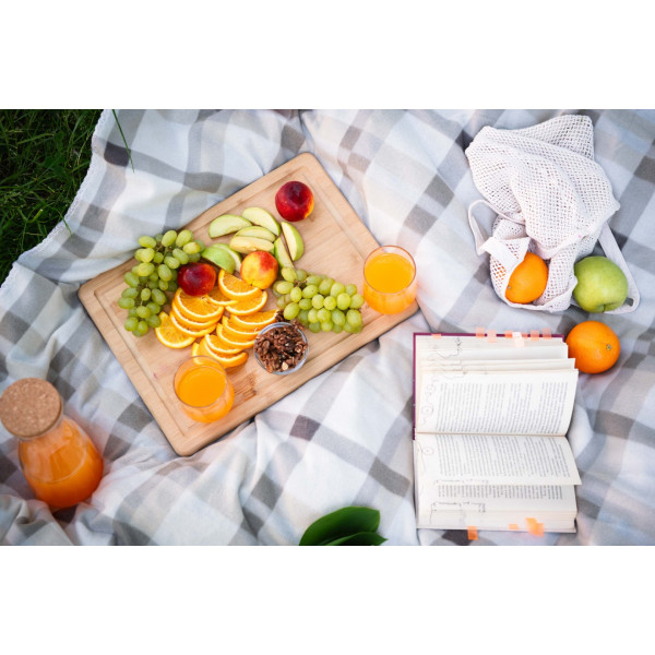 Фото - Плед односпальний Ardesto Fleece 130x160 см клітинка бежевий (ART0711PB)