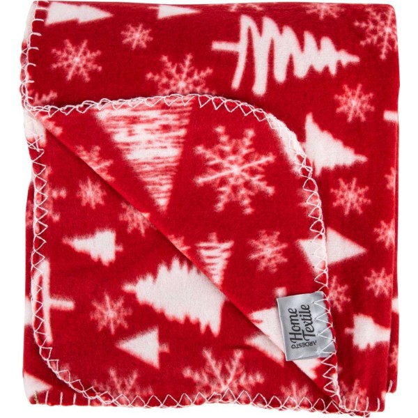 Фото - Плед односпальный ARDESTO Fleece 130x160 см заснеженные елки (ART0715PB)