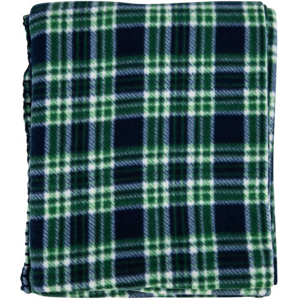 Фото - Плед односпальний Ardesto Fleece 130x160 см клітинка зелений (ART0718PB)