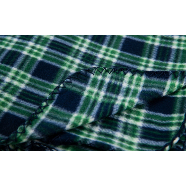Фото - Плед односпальний Ardesto Fleece 130x160 см клітинка зелений (ART0718PB)
