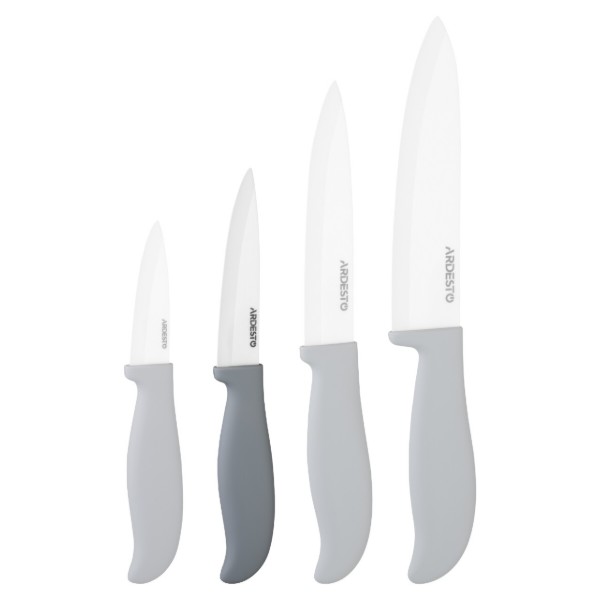 Фото - Ніж кухонний ARDESTO Fresh 20.5 см Gray (AR2120CG)