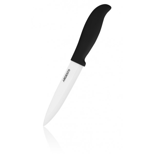 Фото - Ніж слайсерний Ardesto Fresh 24.5 см Black (AR2124CB)