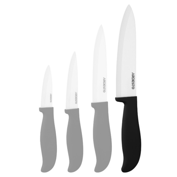 Фото - Ніж кухонний ARDESTO Fresh 27.5 см Black (AR2127CB)