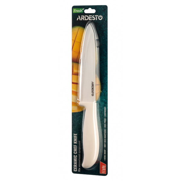 Фото - Ніж кухонний Ardesto Fresh 27.5 см White (AR2127CW)