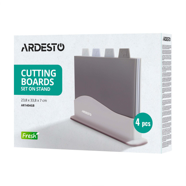 Фото - Уцінка - Дошка обробна Ardesto Fresh 4 шт. (AR1404GB)