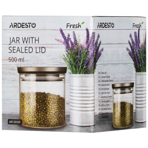 Фото - Ємність для сипучих ARDESTO Fresh 500 мл (AR1305SF)