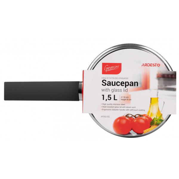 Фото - Ківш Ardesto Gemini 1.5 л (AR3615G)