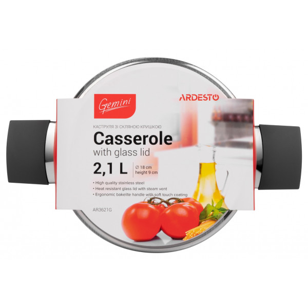 Фото - Кастрюля Ardesto Gemini 2.1 л (AR3621G)