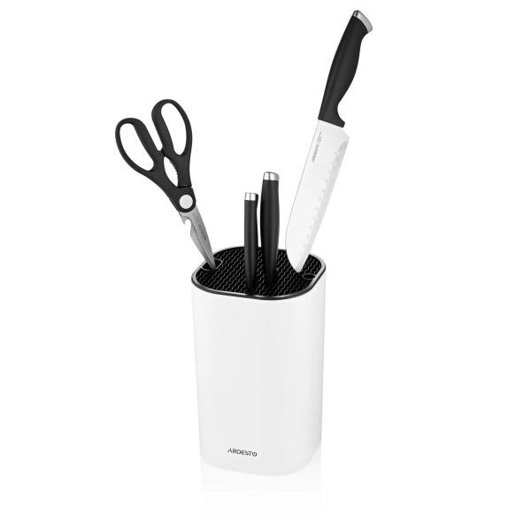 Фото - Підставка для ножів Ardesto Gemini 23 см (AR2123WH)