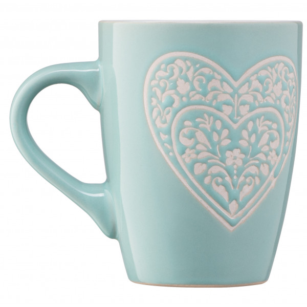 Фото - Чашка Ardesto Heart 330 мл Blue (AR3467BL)