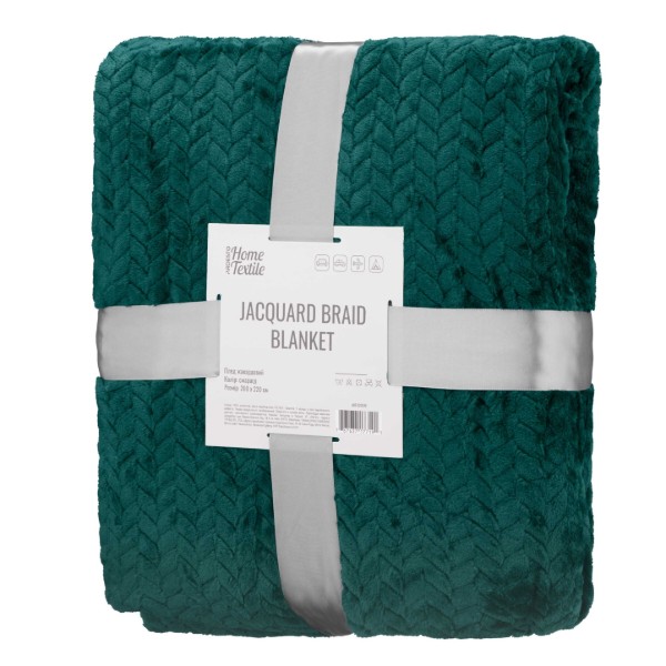 Фото - Плед евро Jacquard Braid 200х220 см (ART0208JB)