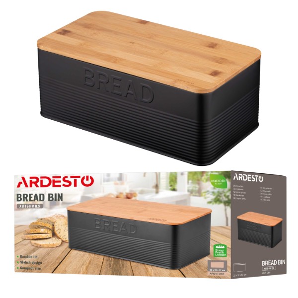 Фото - Хлебница ARDESTO Midori 33х18х12 см (AR0912BB)