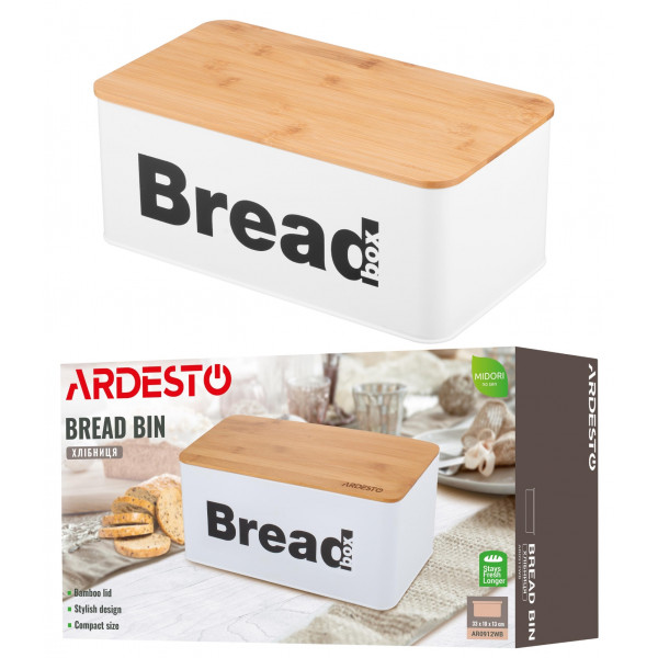 Фото - Хлібниця Ardesto Midori 33х18х13 см (AR0912WB)