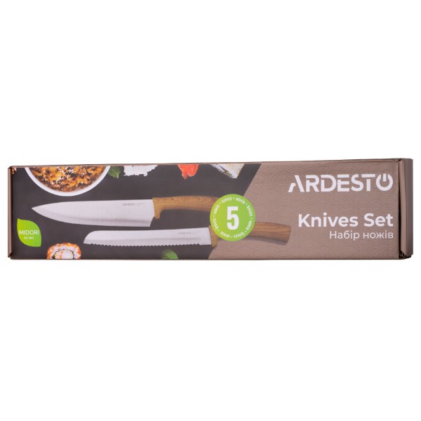 Фото - Набір ножів ARDESTO Midori 5 пр. (AR2105WD)