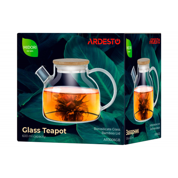 Фото - Чайник заварювальний Ardesto Midori 600 мл (AR3006GB)