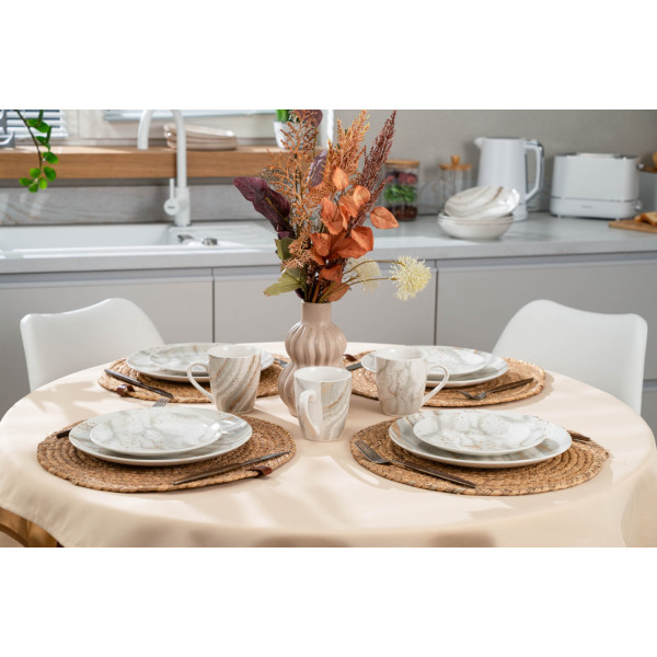 Фото - Тарілка десертна ARDESTO Sparkle 19 см (AR0919S)