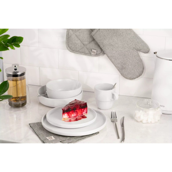 Фото - Тарелка суповая Ardesto Trento 21,5 см White (AR2921TW)